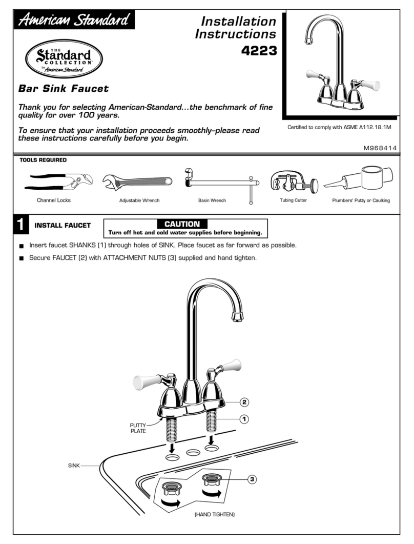 American Standard Standart 4223 User manual