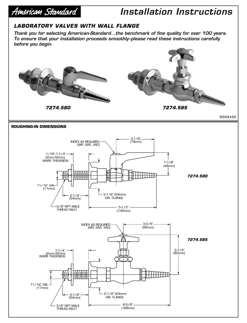 American Standard 7274 installation instructions