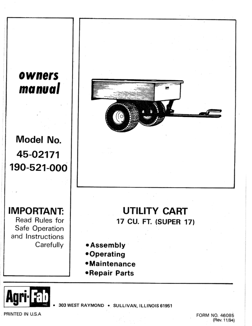 Agri-Fab 190-521-000 owner's manual