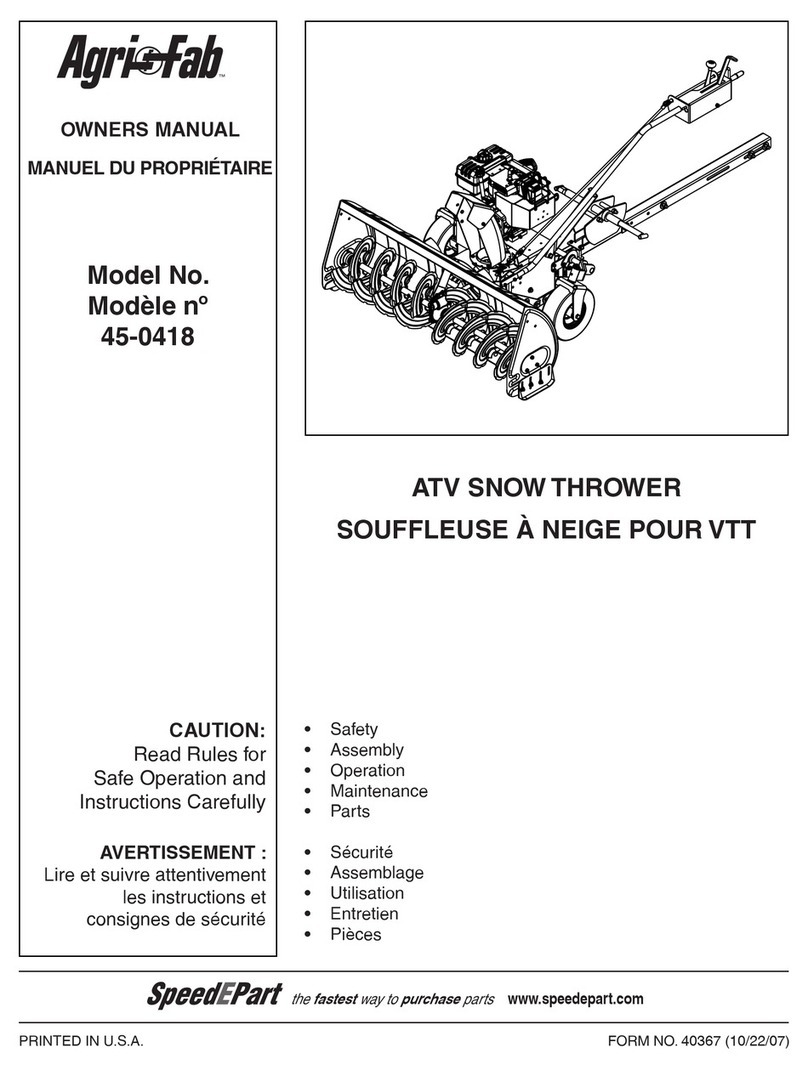 Agri-Fab 45-0418 owner's manual