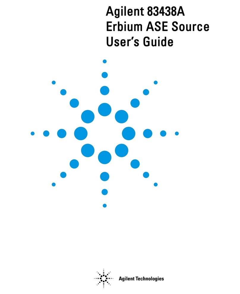 Agilent Technologies 83438A User manual Agilent Technologies 83438A User manual