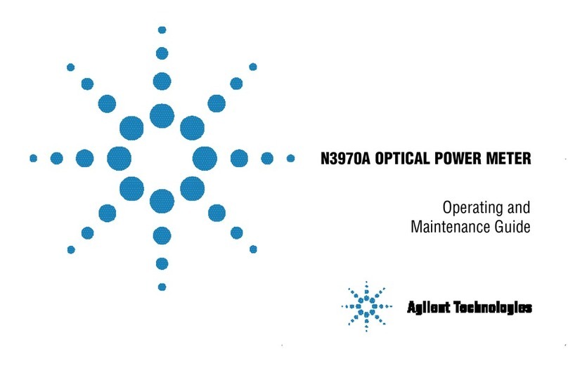 Agilent Technologies N3970A Operating and Maintenance Guide