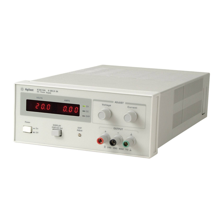 Agilent Technologies E3614A Service manual