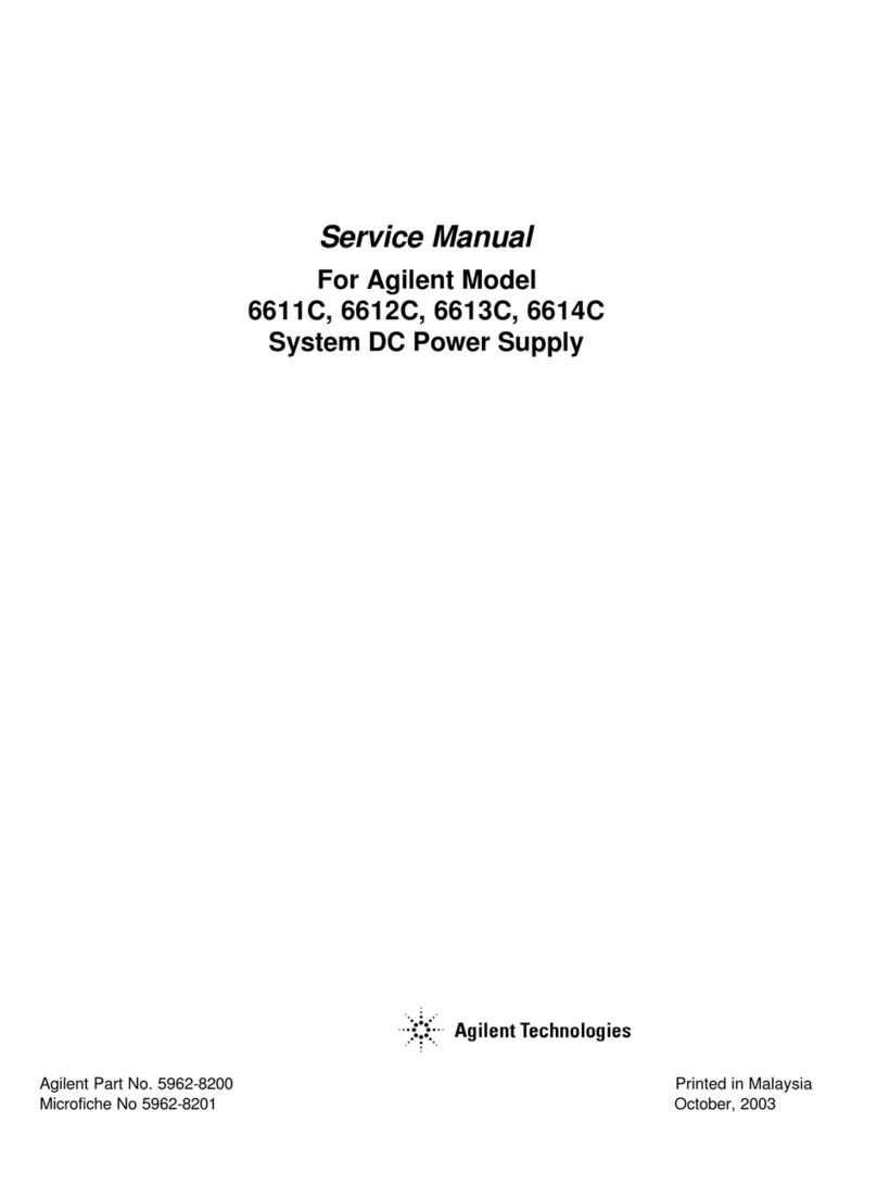 Agilent Technologies 6611C User manual Agilent Technologies 6611C User manual