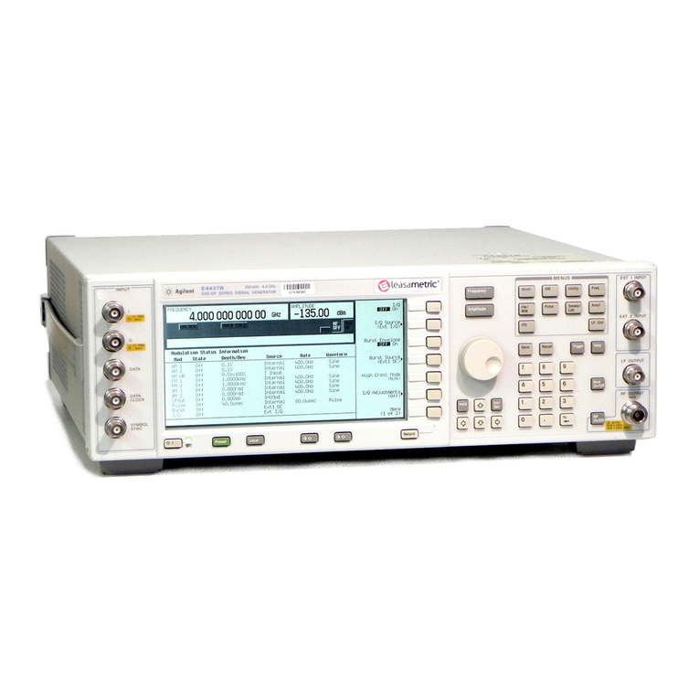 Agilent Technologies E4438C User manual Agilent Technologies E4438C User manual