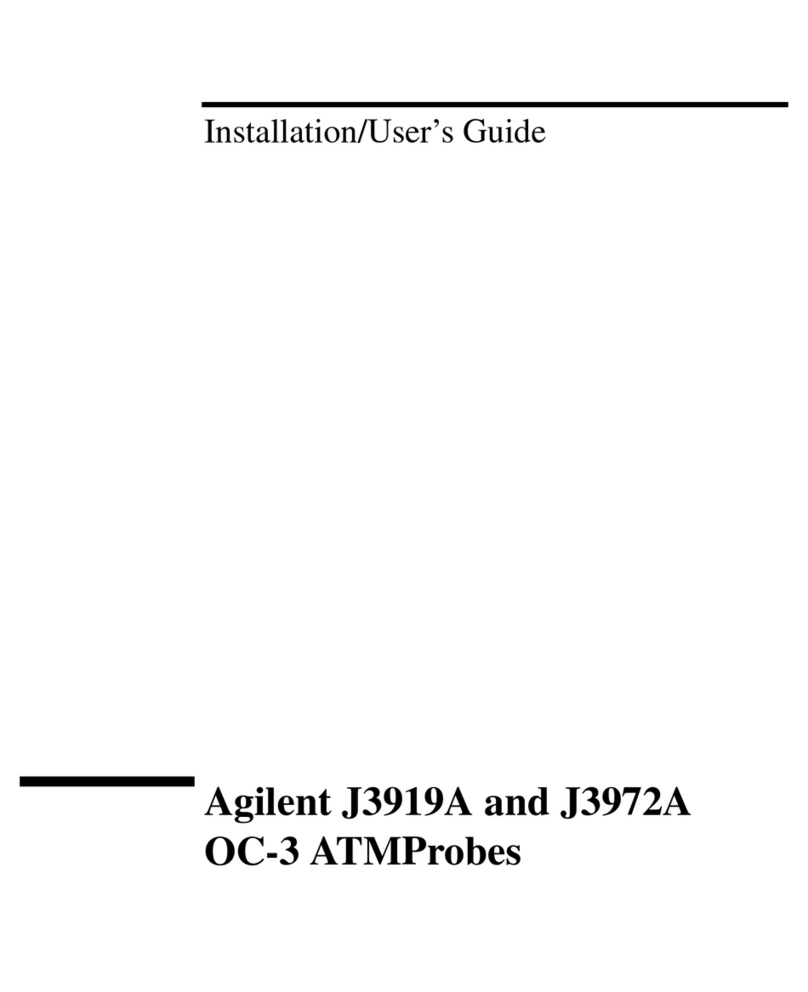 Agilent Technologies J3919A Operation manual Agilent Technologies J3919A Operation manual