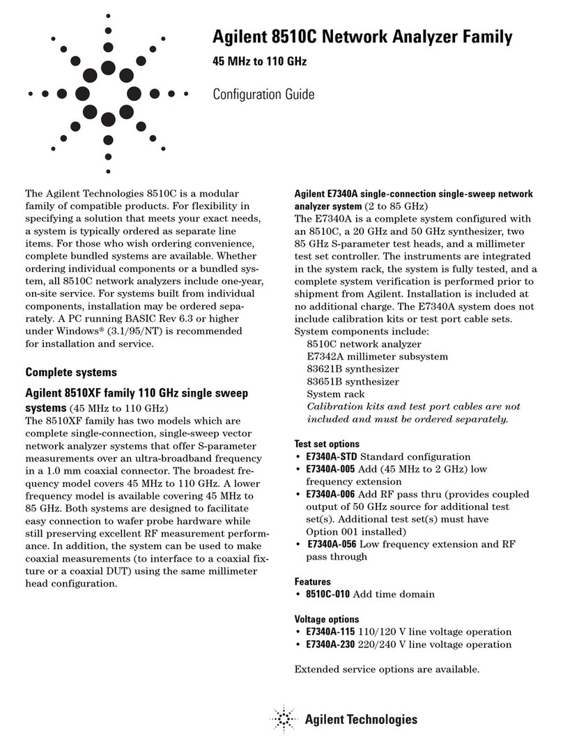 Agilent Technologies 8510C Configuration guide
