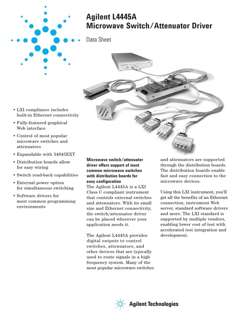 Agilent Technologies L4445A User manual