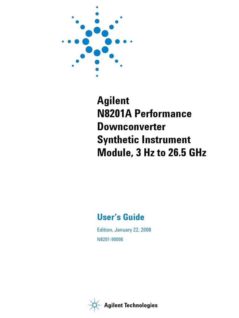 Agilent Technologies N8201A User manual Agilent Technologies N8201A User manual