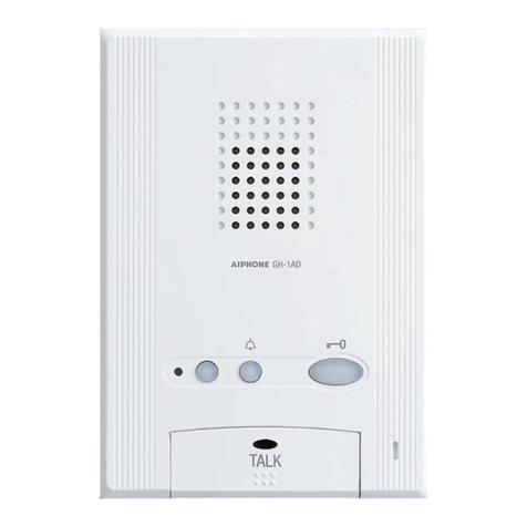 Aiphone GH SERIES 0207 AIC User manual