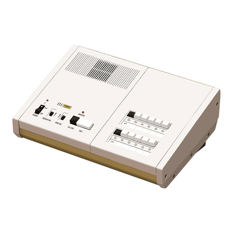 Aiphone LAMP MEMORY INTERCOM NEM-10/C Installation & operation manual