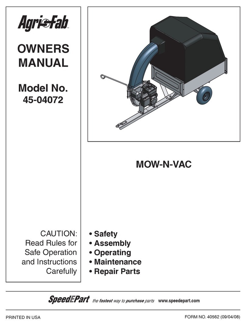 Agri-Fab Mow-N-Vac 45-04072 User manual