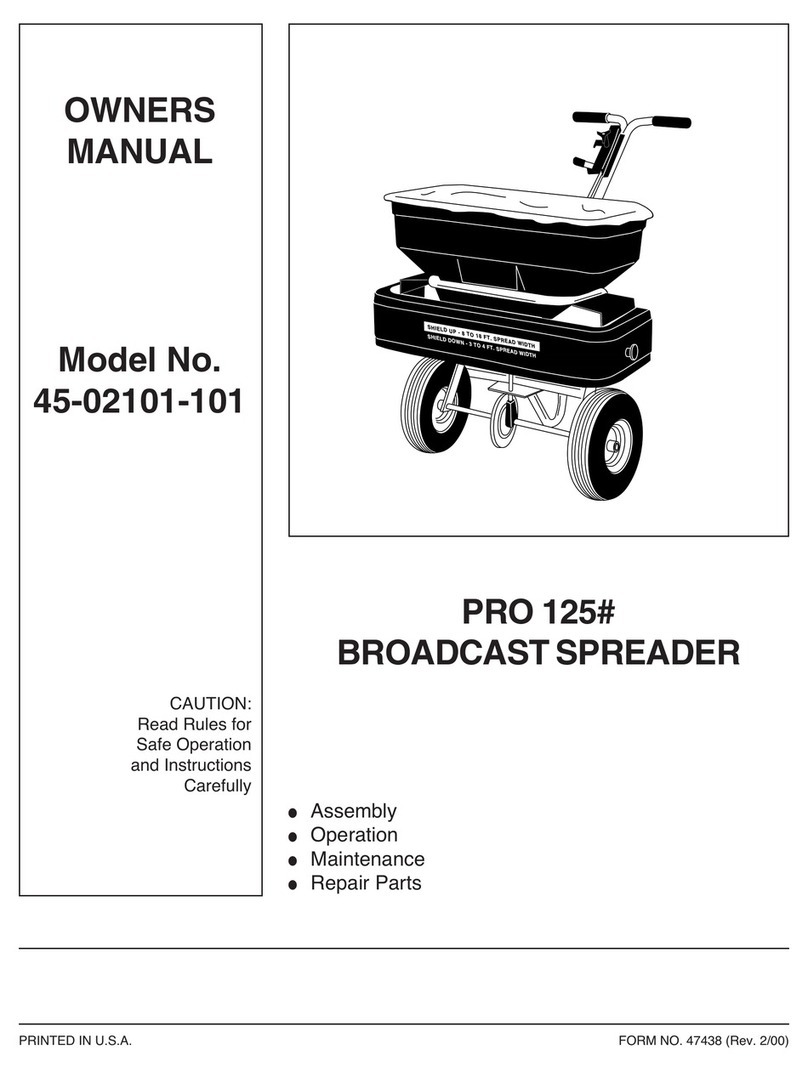 Agri-Fab PRO 125 owner's manual