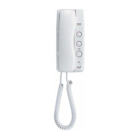 Aiphone DA-1MD installation manual