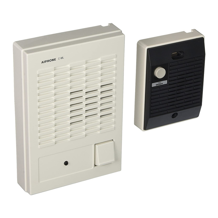 Aiphone DUAL MASTER CHIMECOM SYSTEM C-123LW Owner's manual Aiphone DUAL MASTER CHIMECOM SYSTEM C-123LW Owner's manual
