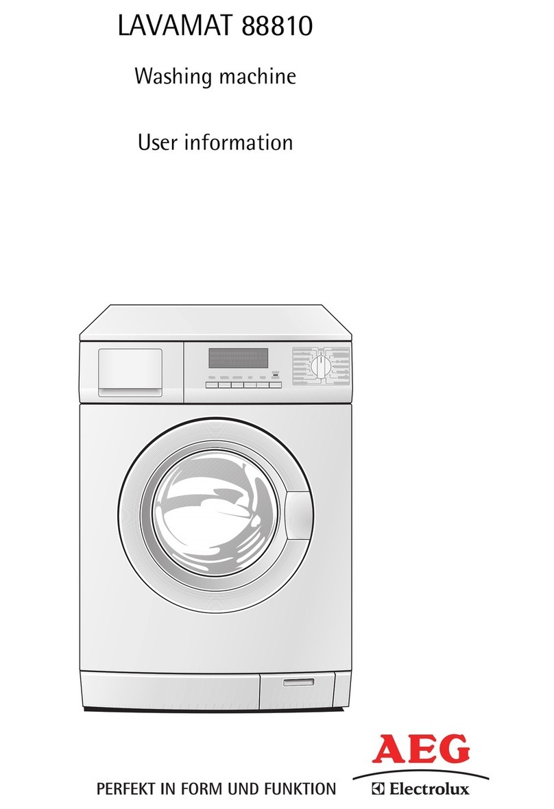 AEG Electrolux LAVAMAT Lavamat 88810 User information
