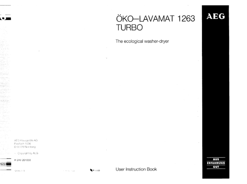 AEG OKO-LAVAMAT 1263 User manual AEG OKO-LAVAMAT 1263 User manual