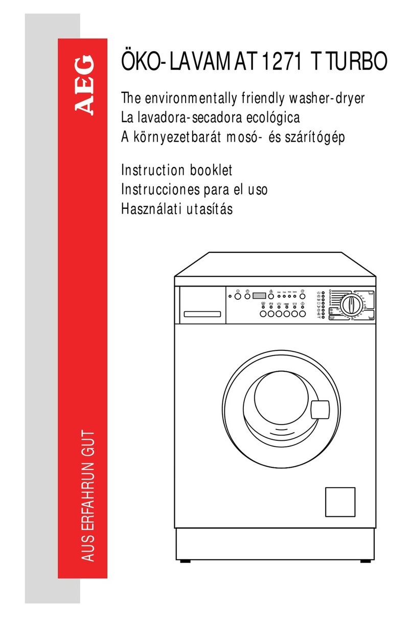 AEG KO-LAVAMAT 1271 Instruction booklet