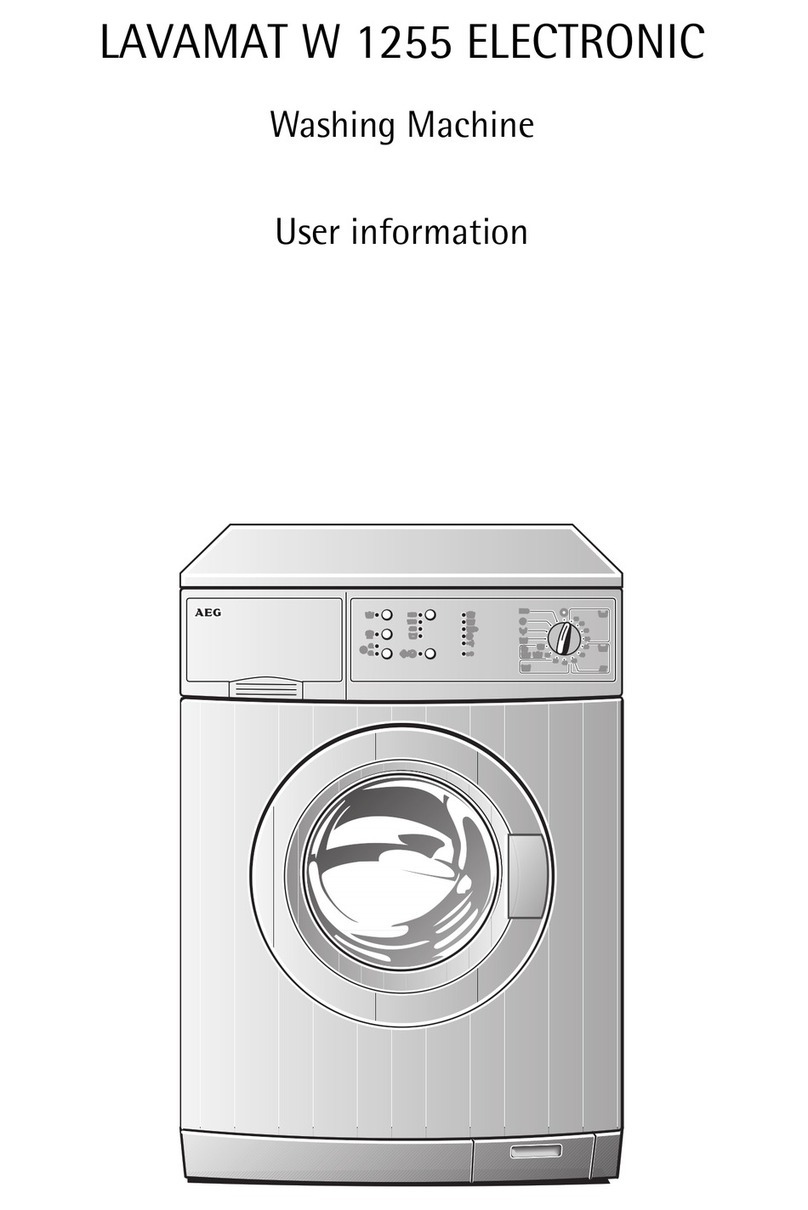AEG LAVAMAT W 1255 Operation manual