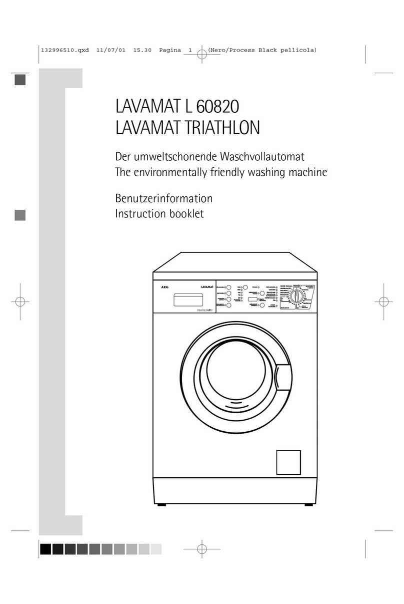 AEG LAVAMAT TRIATHLON 60820 User manual AEG LAVAMAT TRIATHLON 60820 User manual