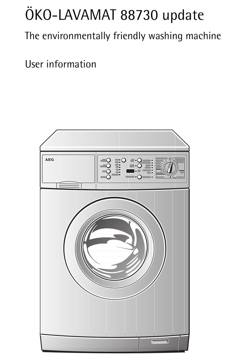 AEG OKO-LAVAMAT 88730 User information