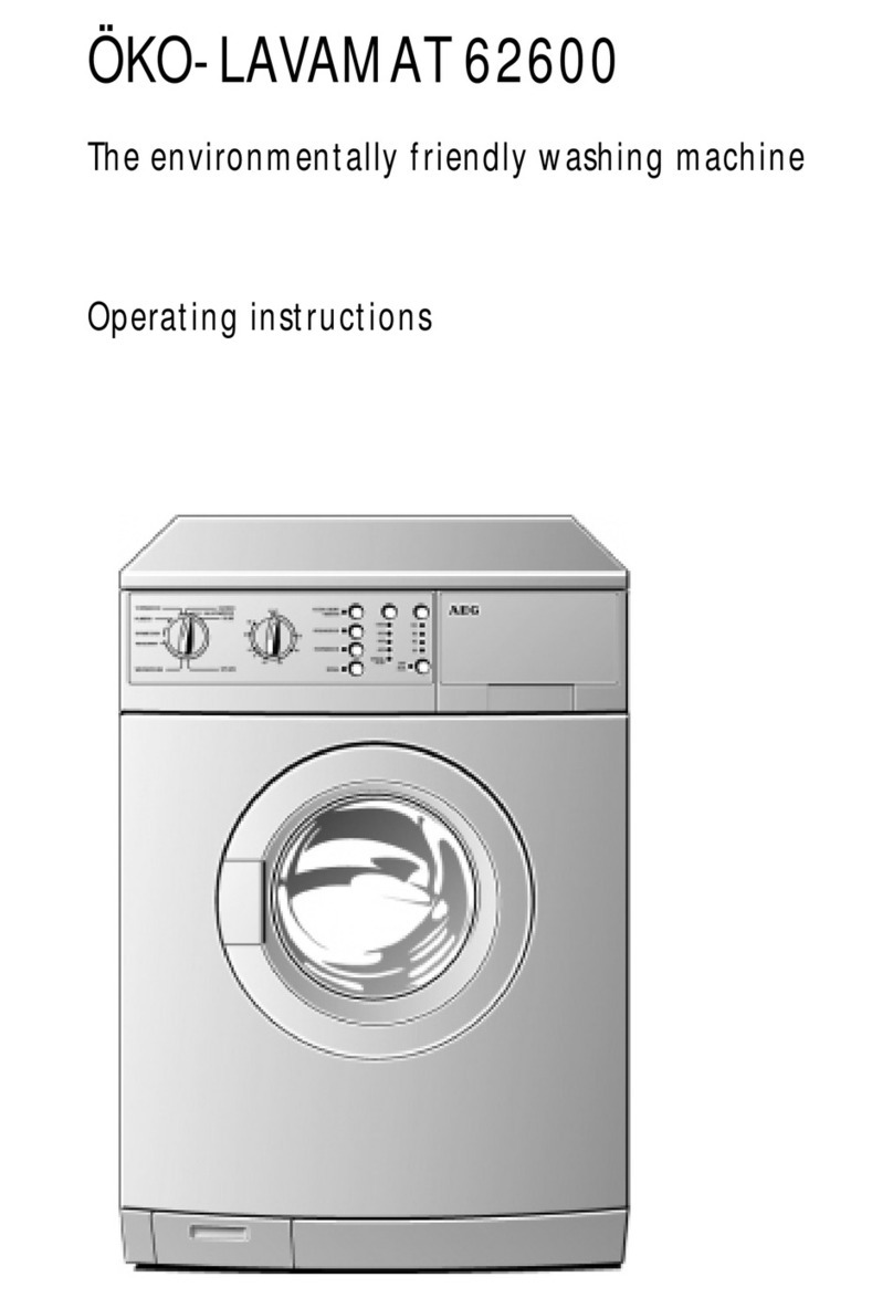 AEG KO-LAVAMAT 62600 operating instructions