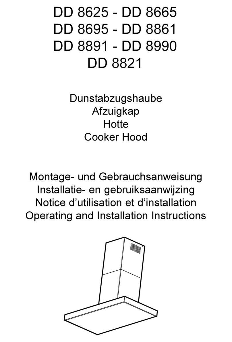 AEG DD 8625 Operating and installation instructions