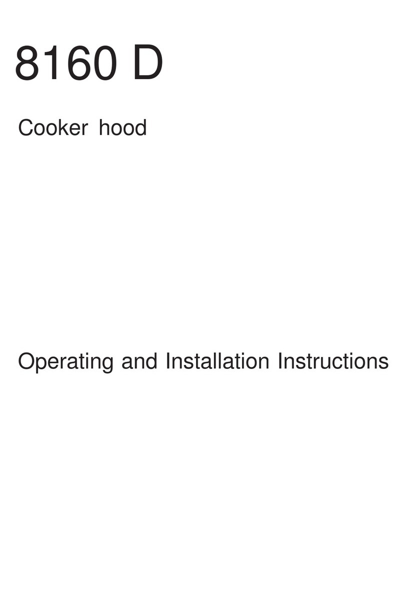 AEG 8160 D Operating and installation instructions