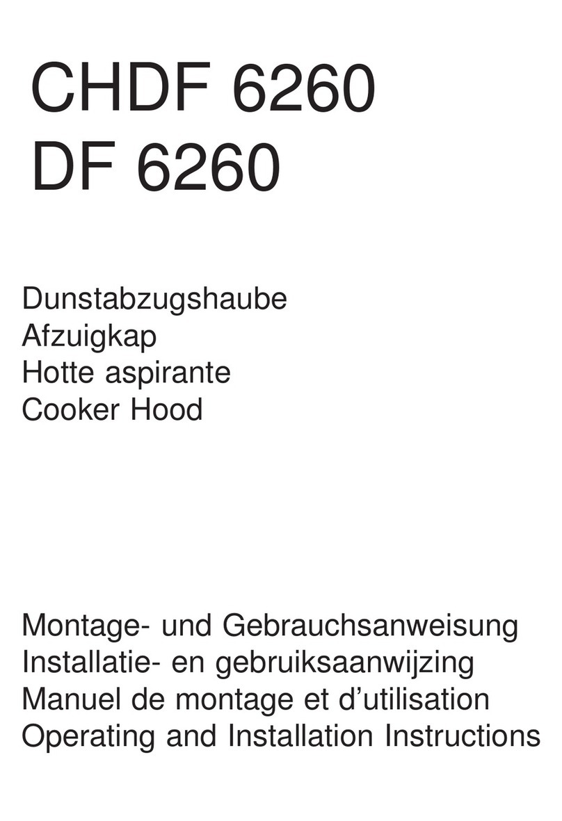 AEG CHDF 6260 User manual
