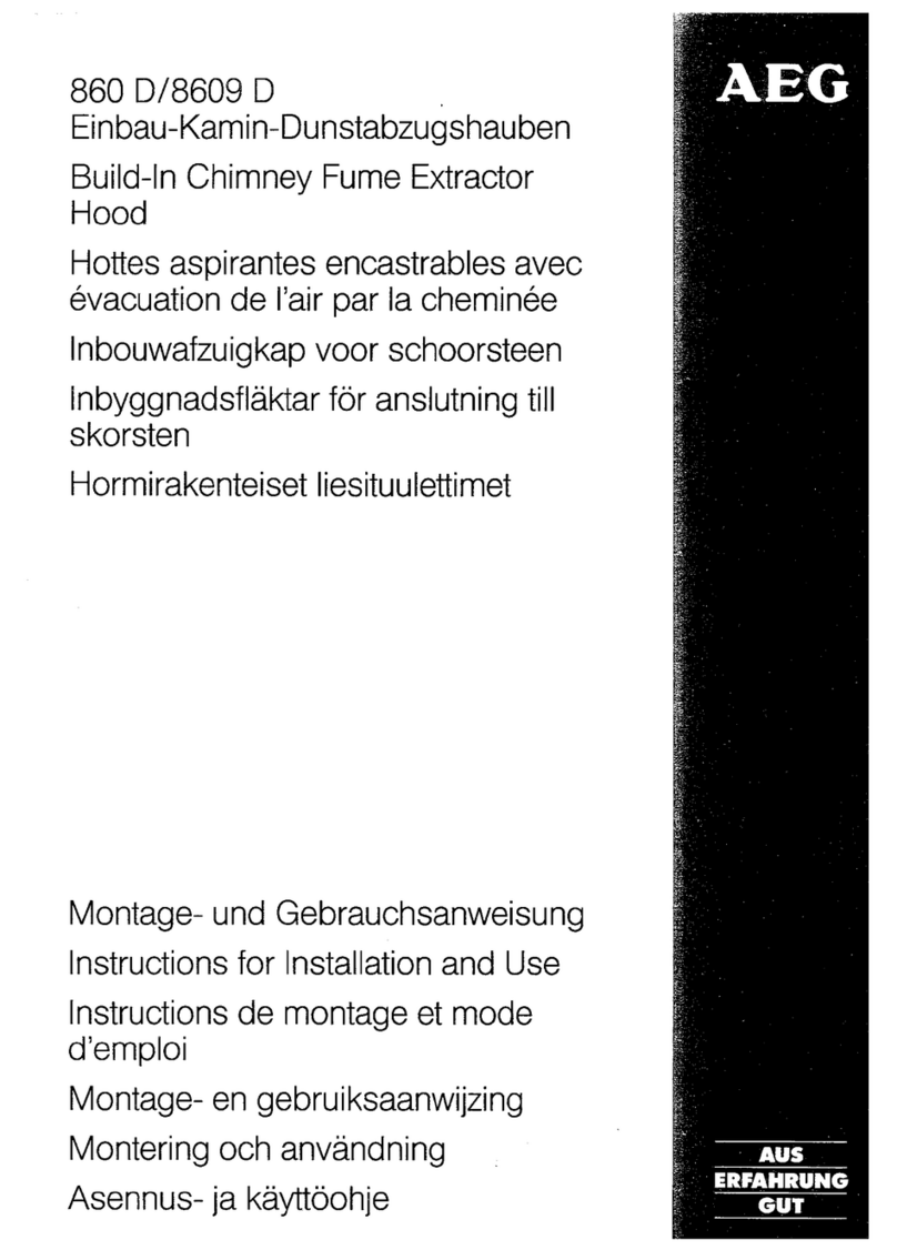 AEG 860 D User manual