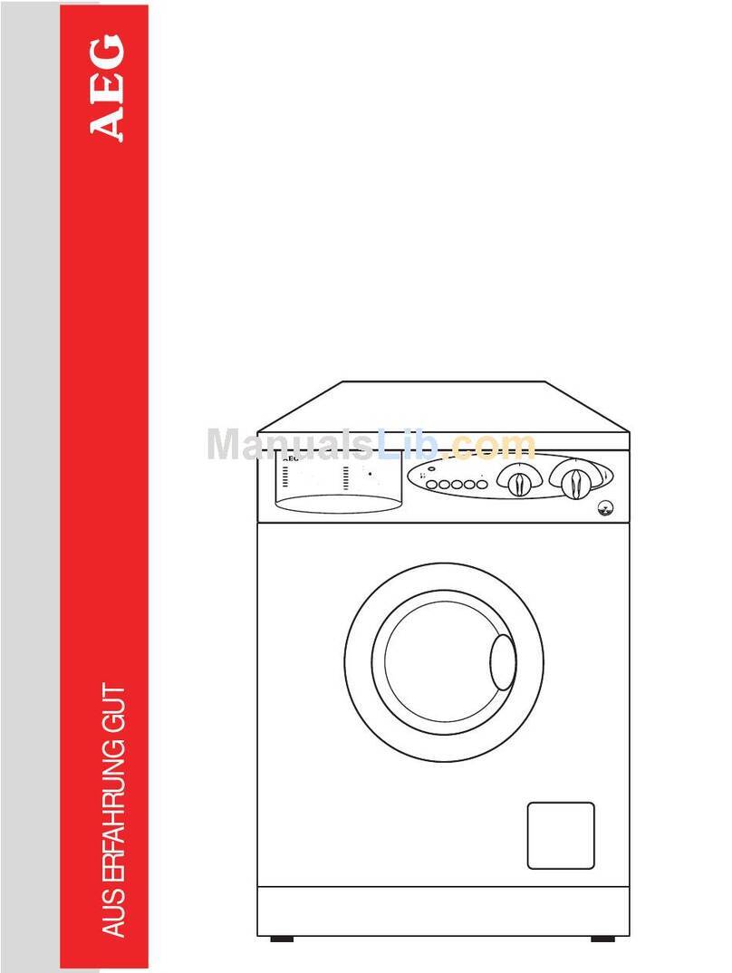 AEG LAVAMAT 97-115 User manual