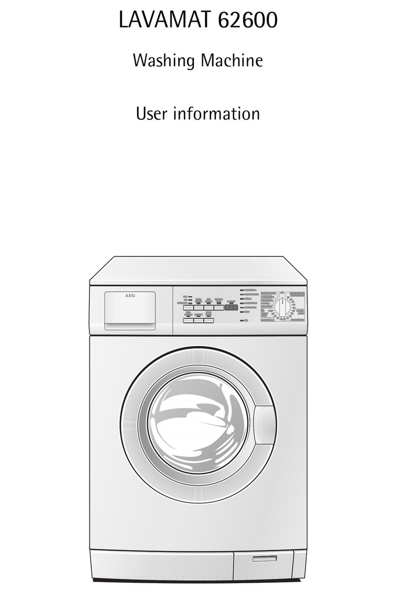 AEG LAVAMAT 62600 User information