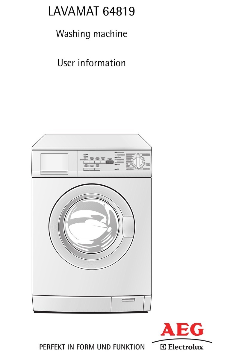 AEG Electrolux LAVAMAT 64819 User information
