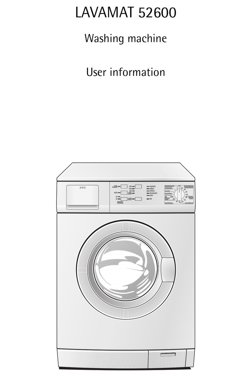 AEG LAVAMAT 52600 User information