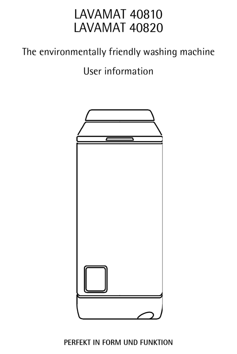 AEG LAVAMAT 40810 User information