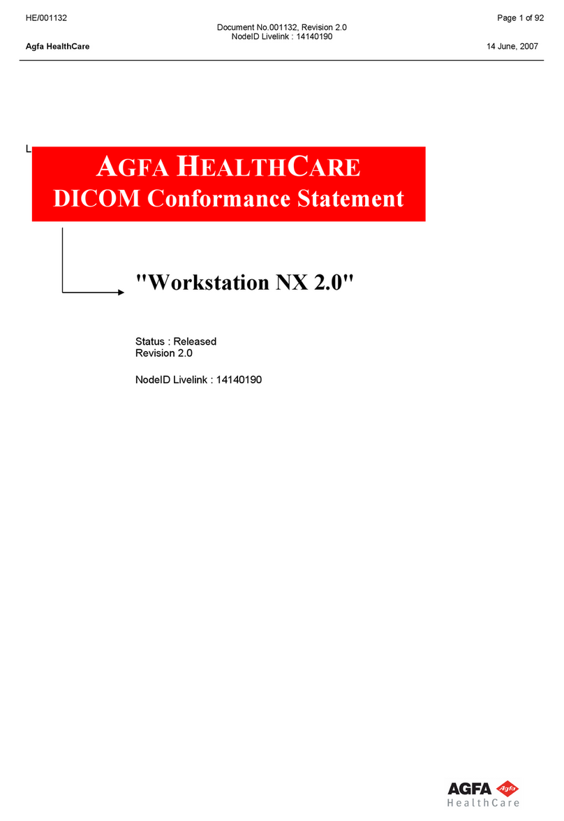 AGFA HE/001132 Conformance Statement