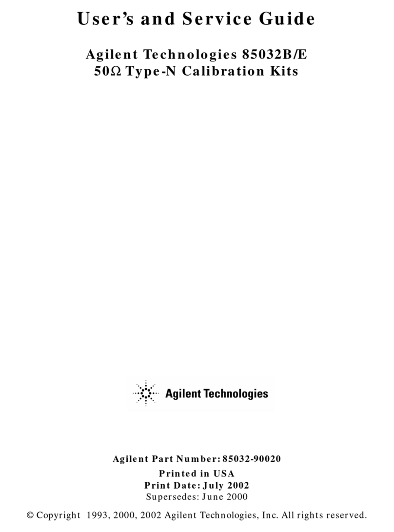 Agilent Technologies 85032B/E 50 Manual