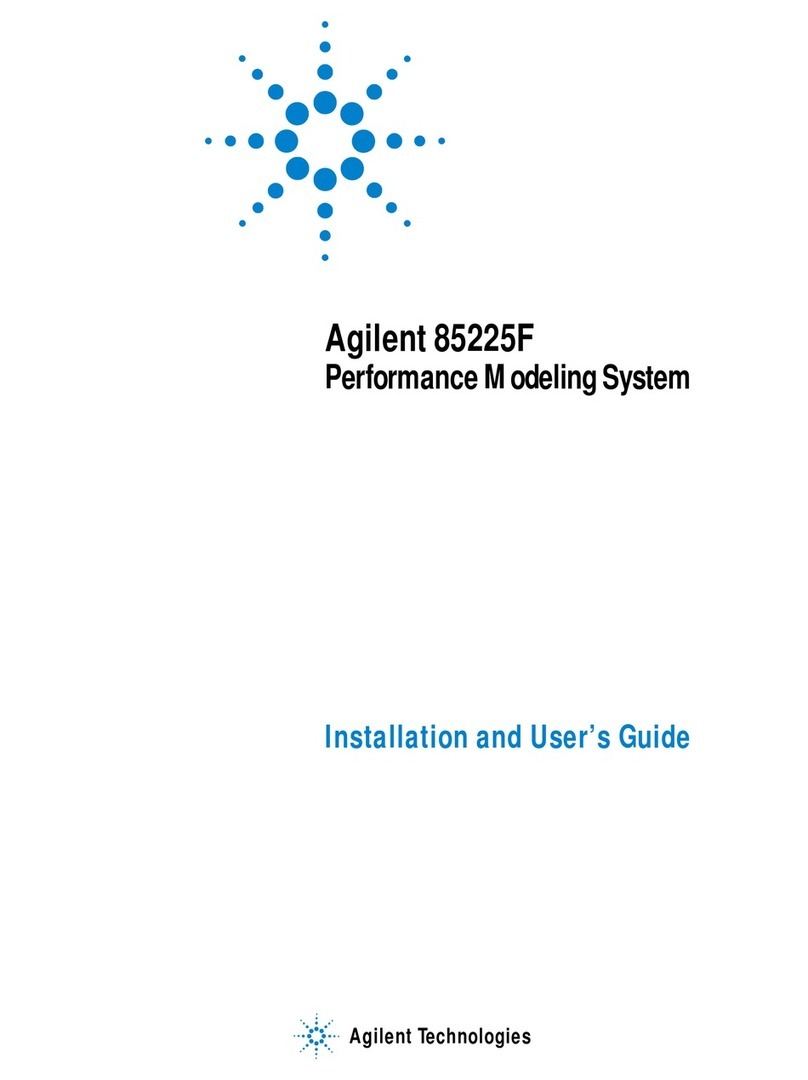 Agilent Technologies 85225F User manual