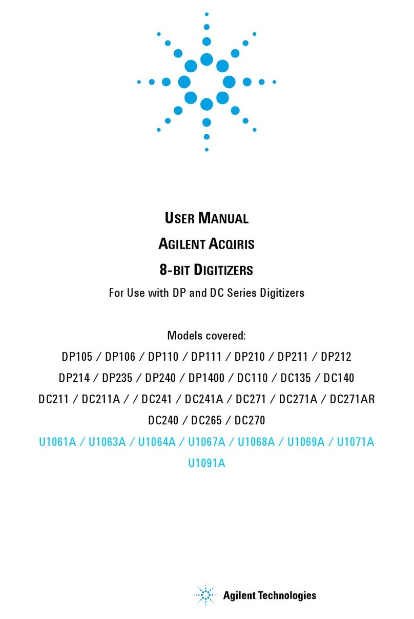 Agilent Technologies Acqiris DP105 user manual Agilent Technologies Acqiris DP105 user manual