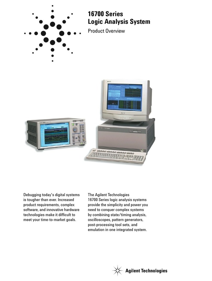 Agilent Technologies 16700 SERIES LOGIC ANALYSIS SYSTEM 16700 Product overview