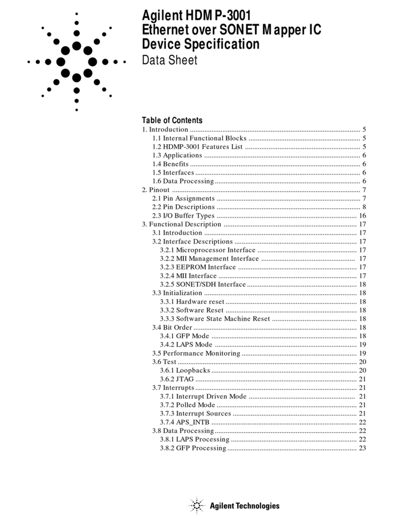 Agilent Technologies HDMP-3001 datasheet