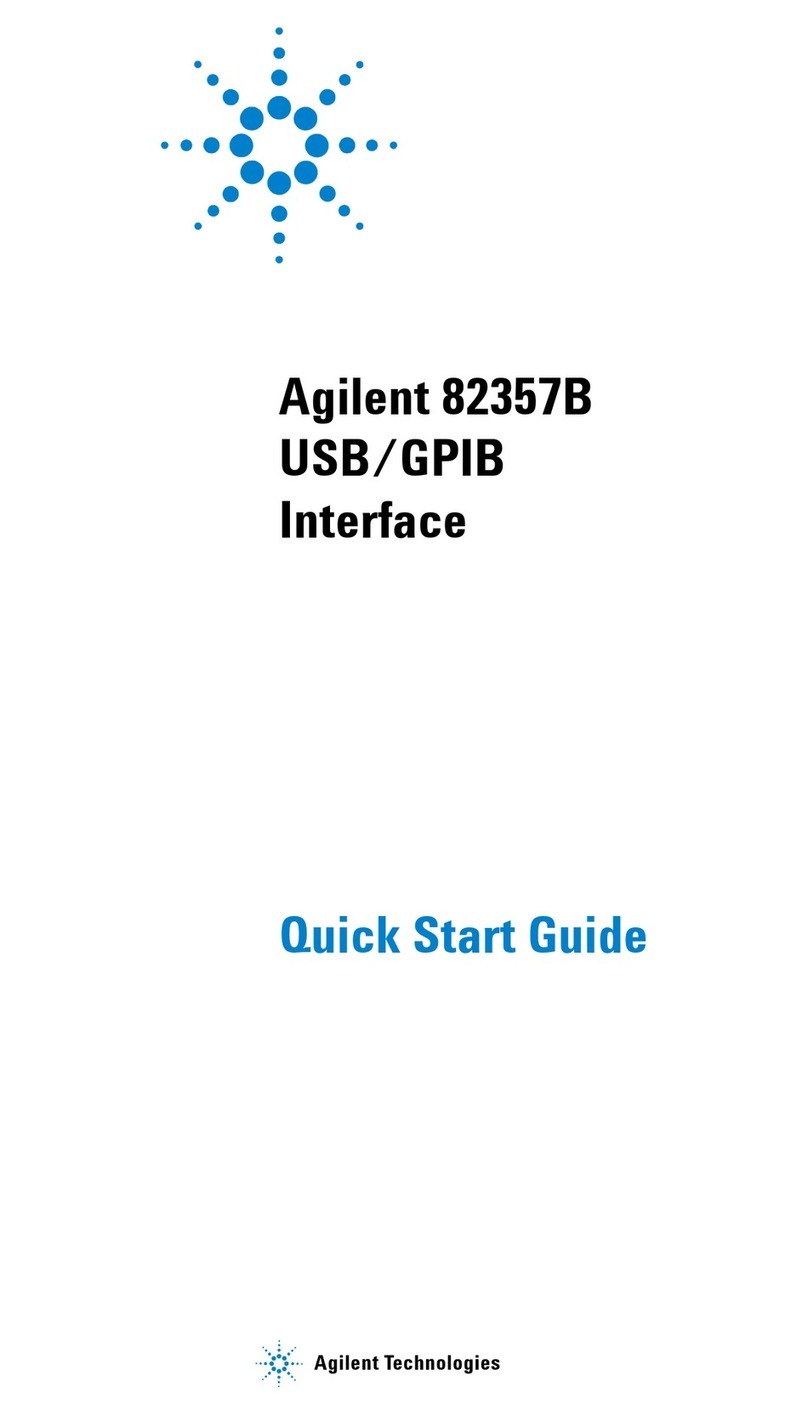 Agilent Technologies 82357B User manual