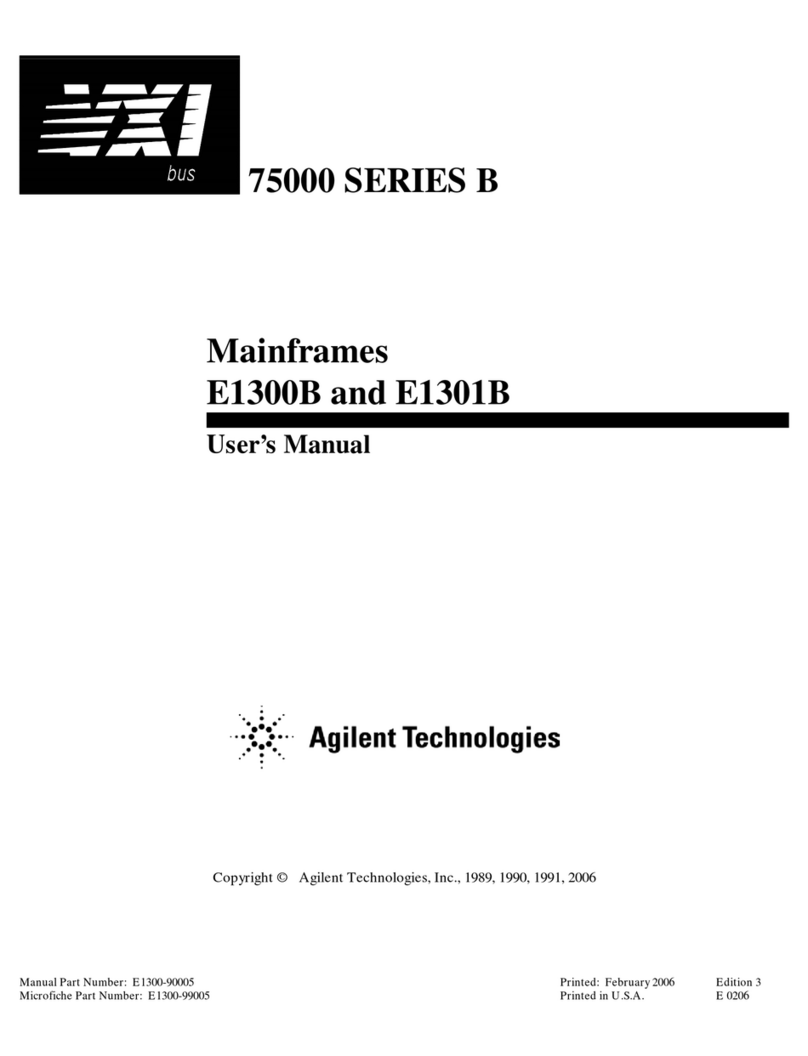 Agilent Technologies E1300B user manual Agilent Technologies E1300B user manual