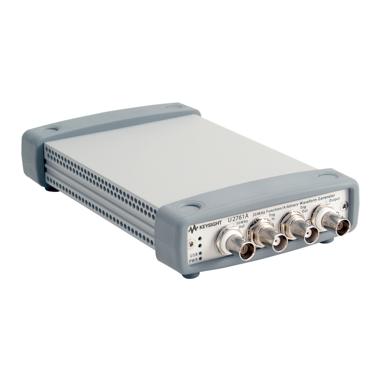 Agilent Technologies AGILENT U2761A User manual Agilent Technologies AGILENT U2761A User manual