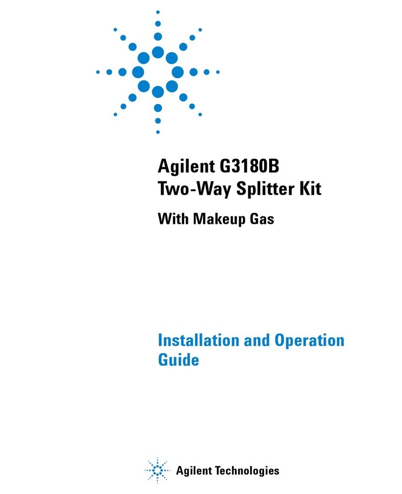 Agilent Technologies G3180B Operating instructions