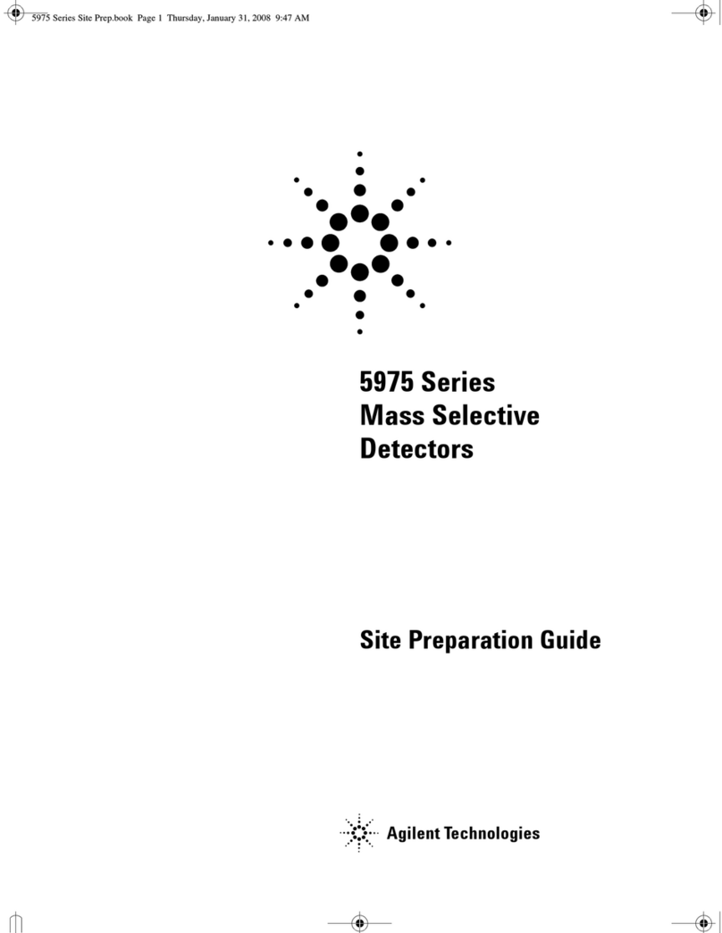 Agilent Technologies 5975 Series Site preparation guide
