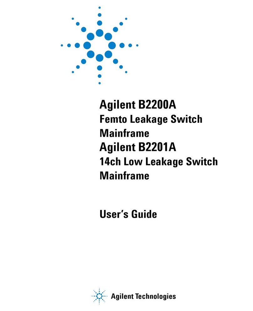 Agilent Technologies B2200A User manual
