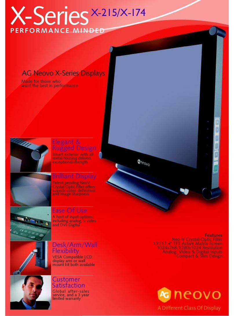 AG Neovo X-174 User manual