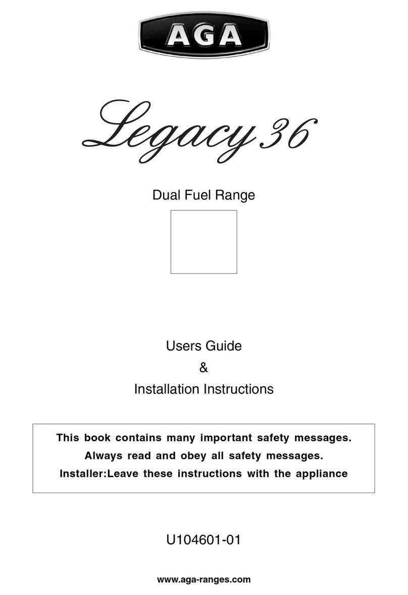 AGA U104601-01 Instruction Manual