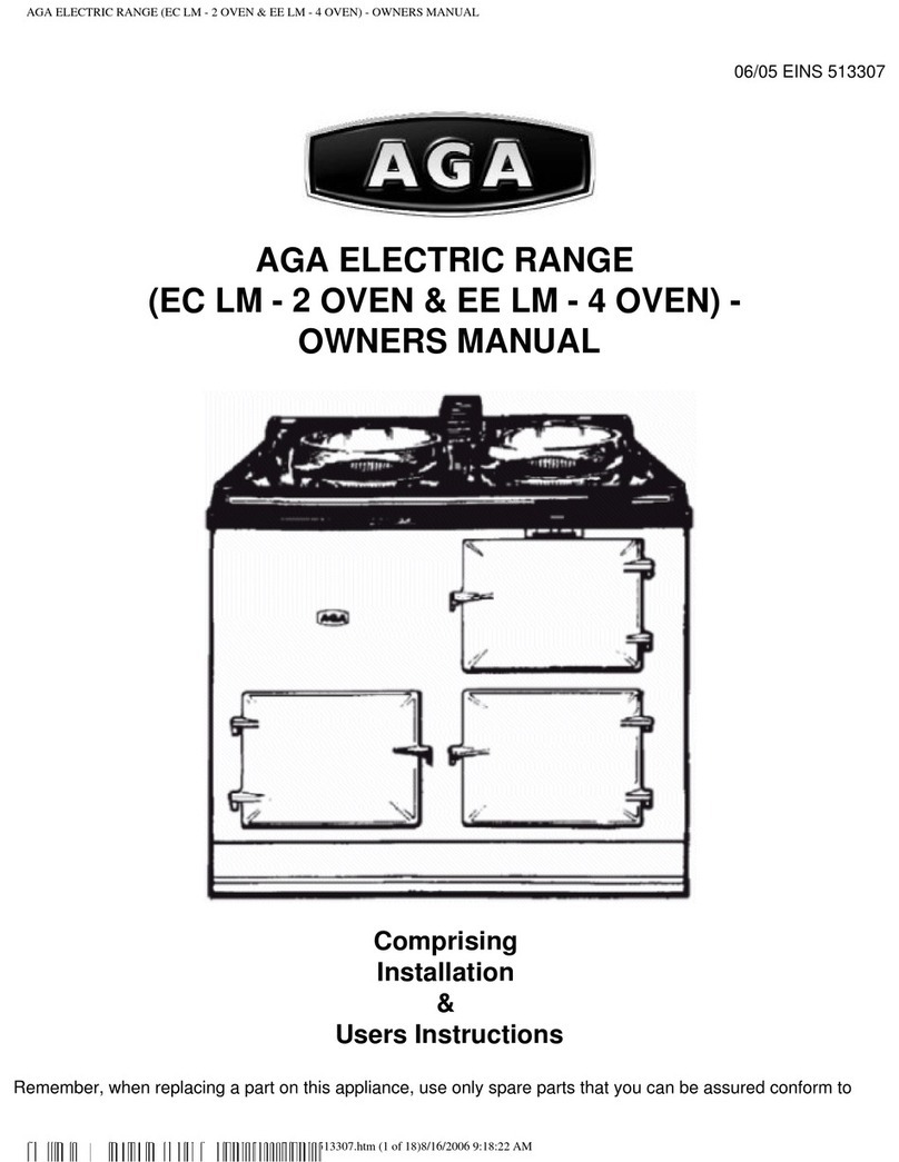 AGA EINS513307 User manual